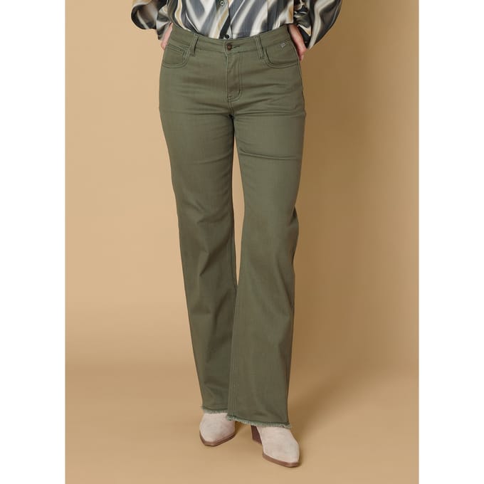 IVY BEAU Sis Bottoms - Olive - maat 46