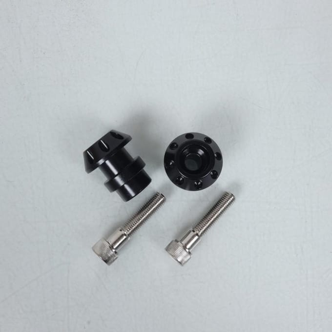 Paar diabolo's M10mm zwart AVOC voor Motor KAWASAKI Nieuw