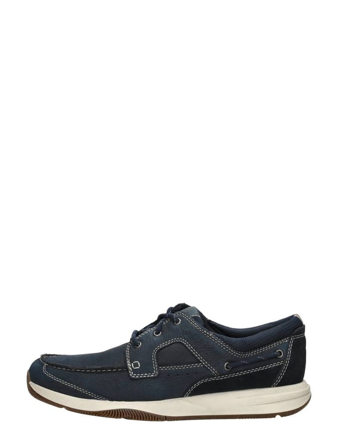 Clarks Sailview Lace leren bootschoenen
