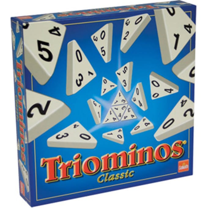 Dominostenen - GOLIATH - Triominos Classic - 56 stuks - Vanaf 6 jaar rood