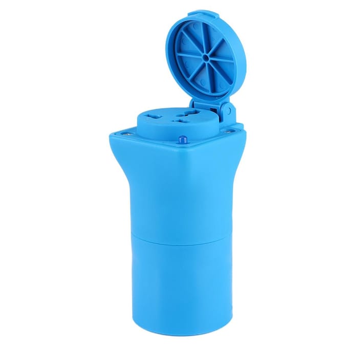 Laadpaal Adapter Socket Converter Conversie Stekker voor Camper RV Caravan 16A 200?250V blue