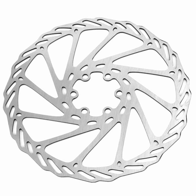 Mountainbike RVS Remschijf Fiets Remblok Remonderdeel (180 mm) white