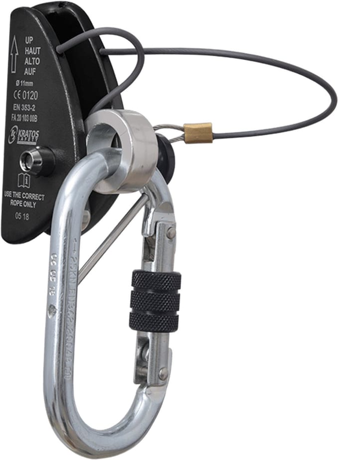 Kratos Safety lorel mobiele valbeveiliger voor gevlochten touw – FA2010300B