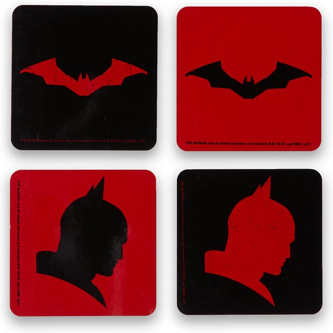 The Batman Silhouette Coaster Set