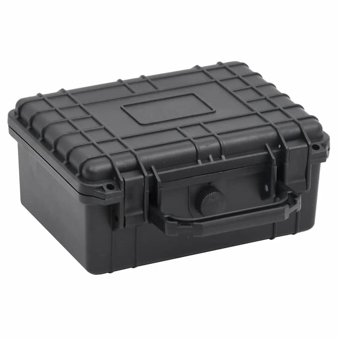 vidaXL - Flightcase - draagbaar - 24x19x11 - cm - PP - zwart