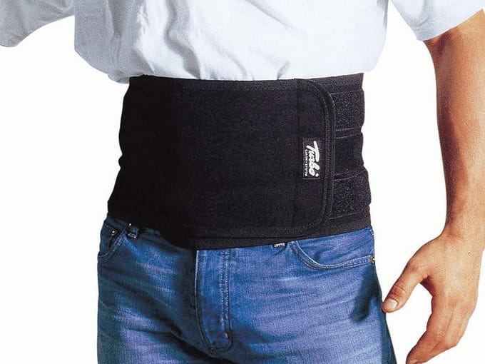 Thermo Rugsteunriem Zwart - Voor Ondersteuning en Comfort