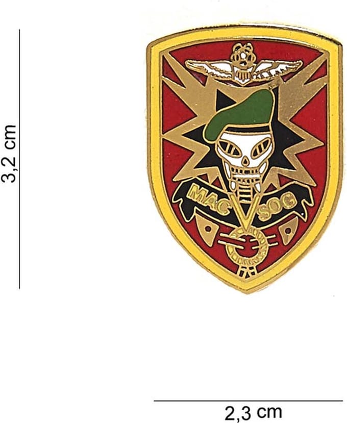 Embleem metaal Military advisory vietnam pin