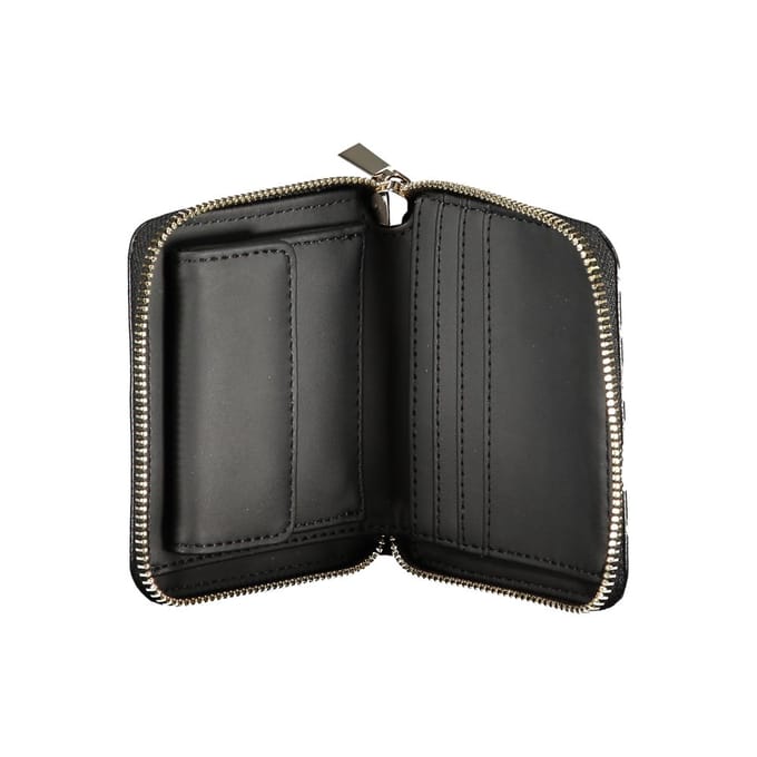 GUESS portemonnee Gregoria SLG Small Zip Around Wallet Black zwart