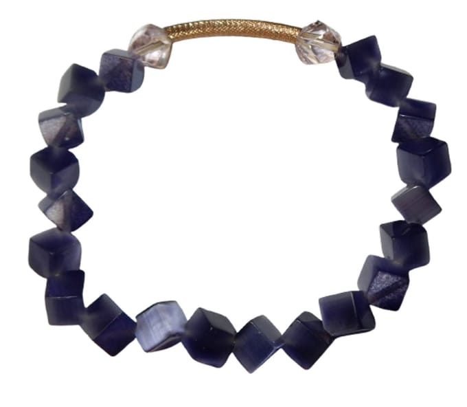 Vintage Lavendel Kattenoog Armband