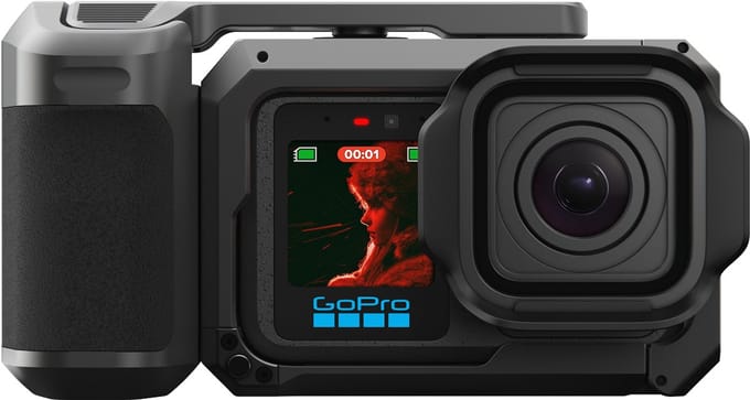 GoPro MISSION 1 PRO GRIP Edition Actioncam 4K, 8K, Bluetooth, Touchscreen, Waterdicht, Spatwaterdicht, Schokbestendig, Beeldstabilisering, Time-lapse,