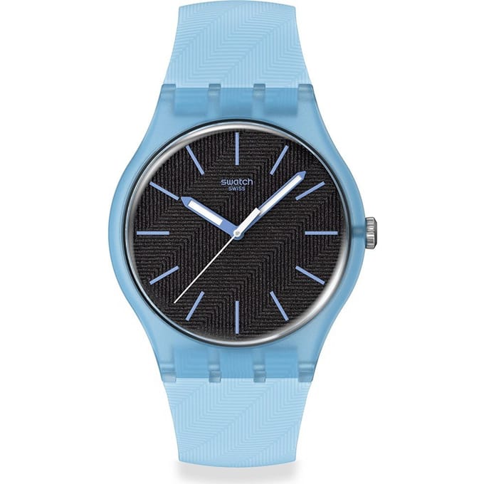 Swatch Originals Large (41mm) SO29L101 Blue Moves Horloge