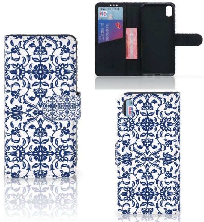 Xiaomi Redmi 7A Hoesje Flower Blue