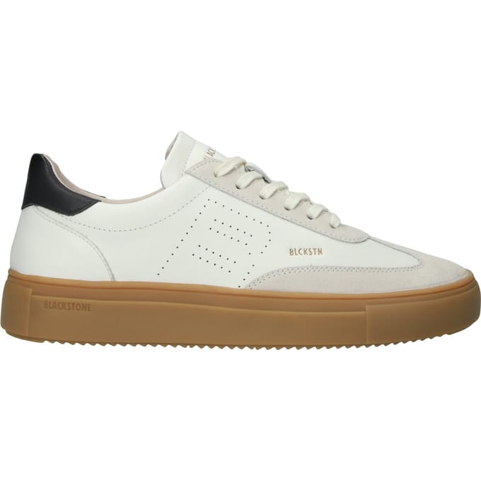 Blackstone SLATE HARPER - DL272 White Black - Sneaker (low) - Vrouw - White - Maat: 38