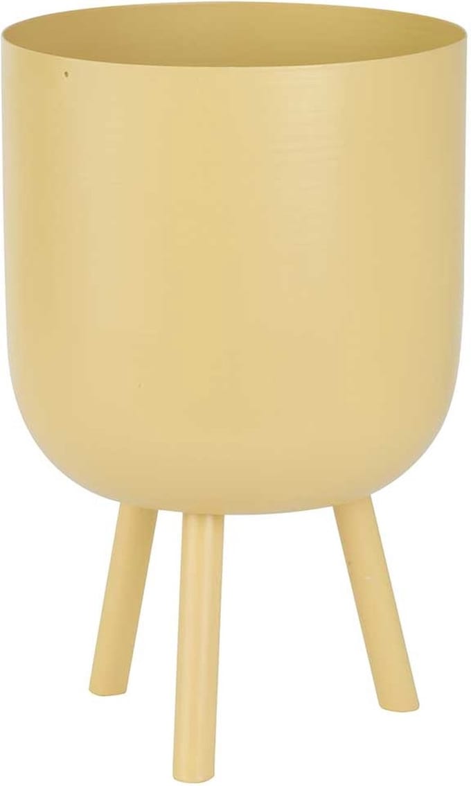Cosy @ Home Bloempot Oker 19x19xh28cm Rond Met