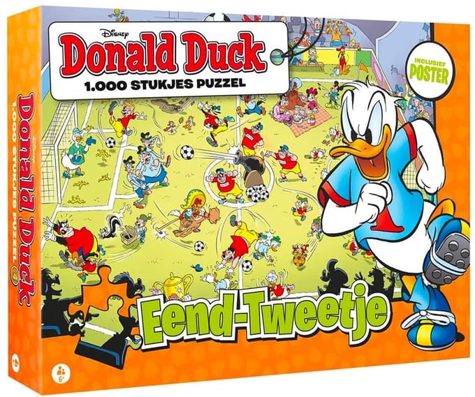 Donald Duck puzzel - Eend-Tweetje - 1000stuks