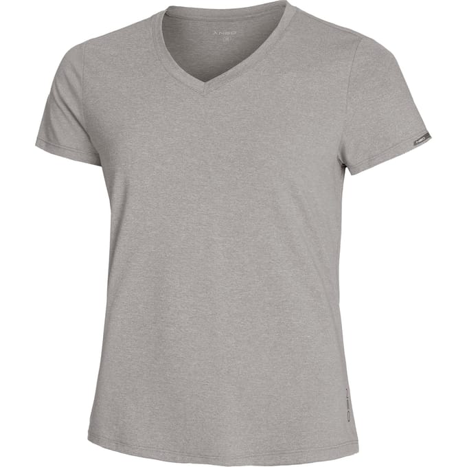 NEO Flyweight V-Teeme Hardloopshirt Dames-Grijs