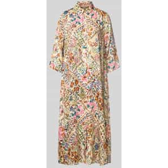 Overhemdjurk van viscose in all-over look