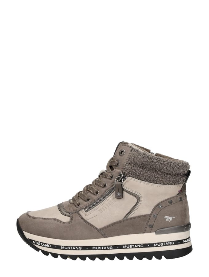 Mustang Sneakers Hoog Sneakers Hoog - taupe - Maat 42