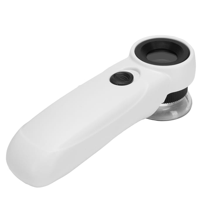 45X Handheld Vergrootglas Op Batterijen Werpend LED Vergrootglas voor Identificatie van Sieraden