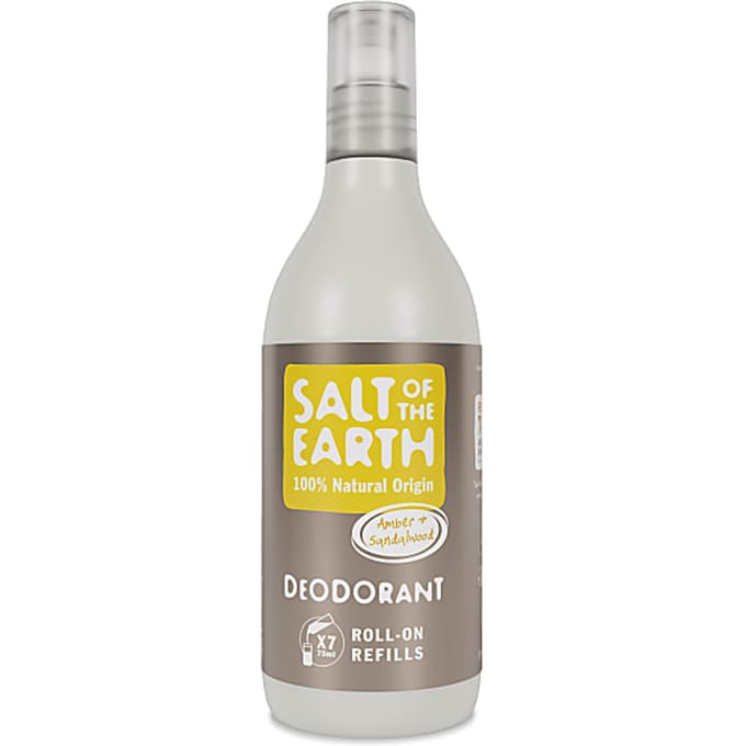 Salt of the Earth Deodorant Roll-on Refill - Amber & Sandelhout