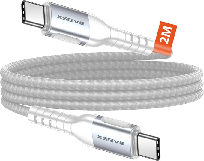 Xssive Sterke USB-C naar USB-C Kabel - 2 Meter