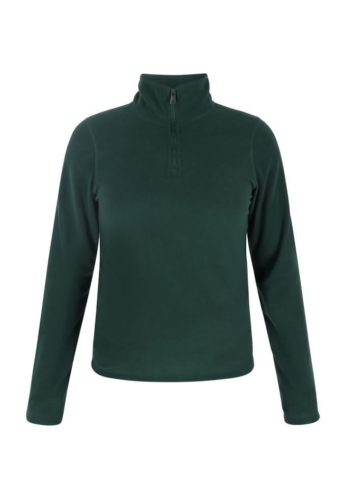 Mymo Fleece trui Dames donkergroen
