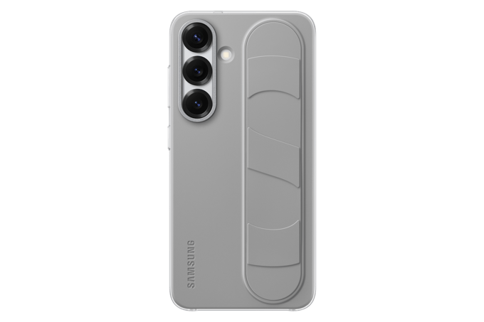 Originele Standing Grip Case voor de Samsung Galaxy S25 - Grijs
