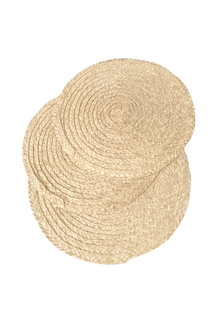Circle of Cairo placemats- set van 4- riet