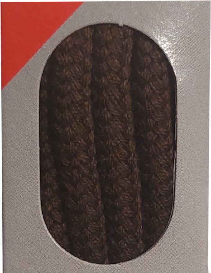 Bob Veter - Donker Bruin - Extra Dik Rond - Lengte 75 cm - Dikte 5 mm - Schoenveter