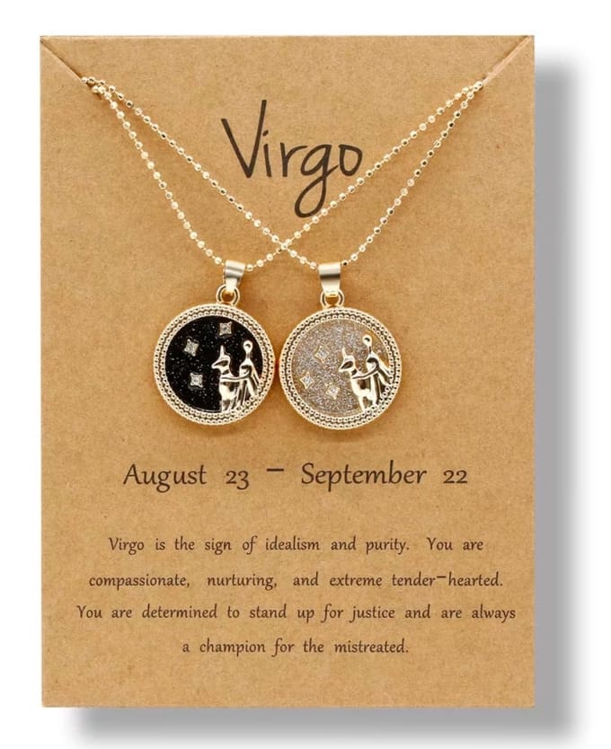 Dubbele Sterrenbeeld Ketting - Maagd - Virgo - Astrologie - EmmyRovi