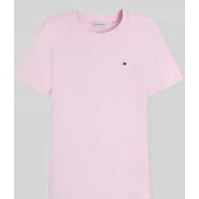 slim fit T-shirt van puur katoen