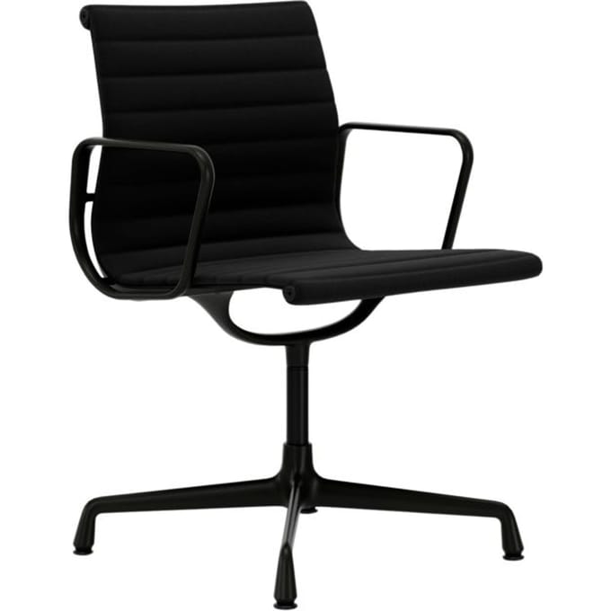 Vitra - Aluminium Chair - EA 104 - diepzwart - Hopsak - zwart