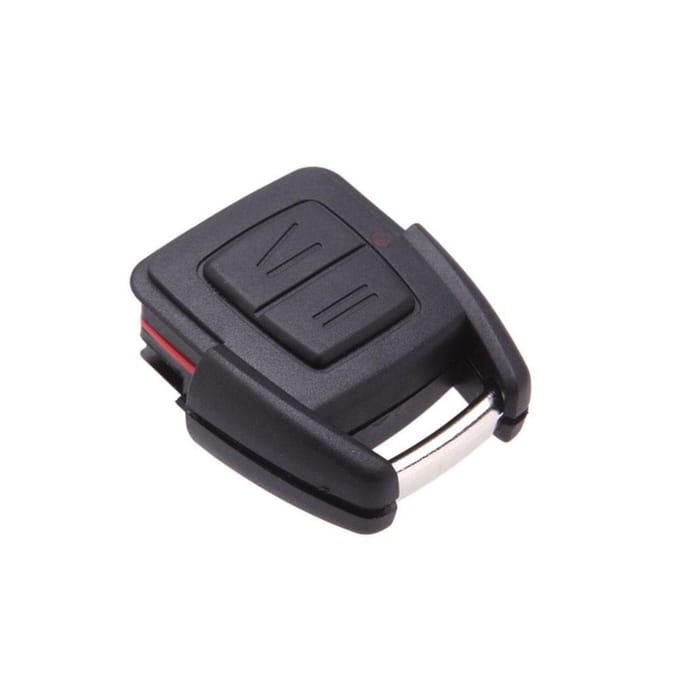 Clé télécommande Fob à 2 boutons de remplacement, pour coque Vectra Opel Zafira Astra noir
