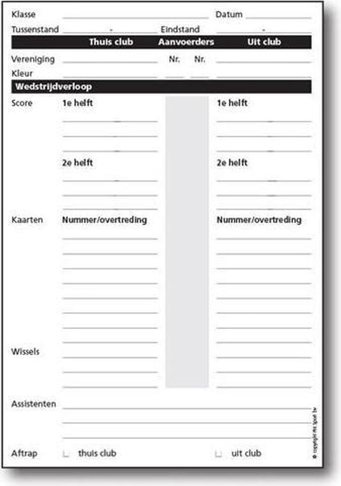 Scheidsrechtersboekje