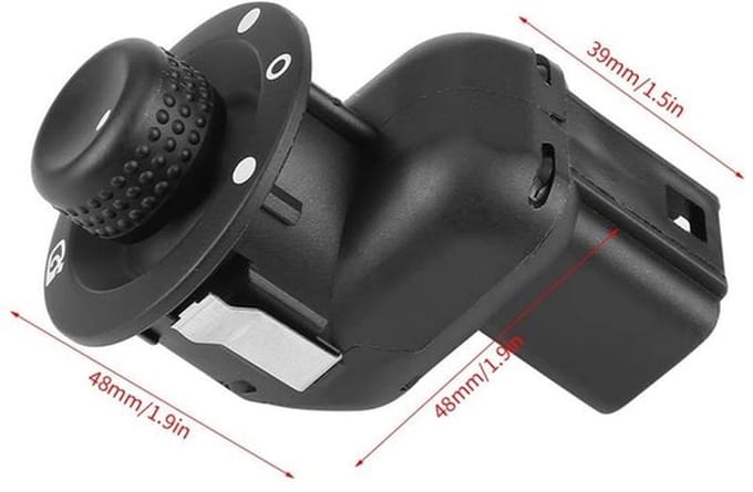 Elektrische Spiegelbesturing - Spiegel Schakelaar voor Auto - Compact Formaat - Handige Accessoire voor Cabrio