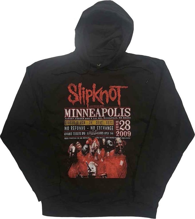 Slipknot - Minneapolis '09 Hoodie/trui - Eco - M - Zwart