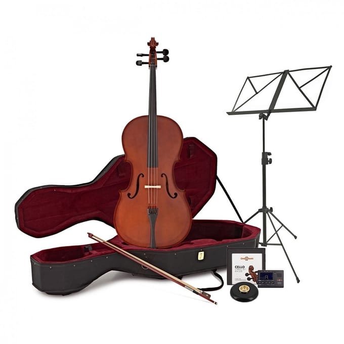4/4-formaat Cello met Koffer en Beginnerspakket