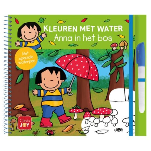 Kleuren Met Water. Anna In Het Bos