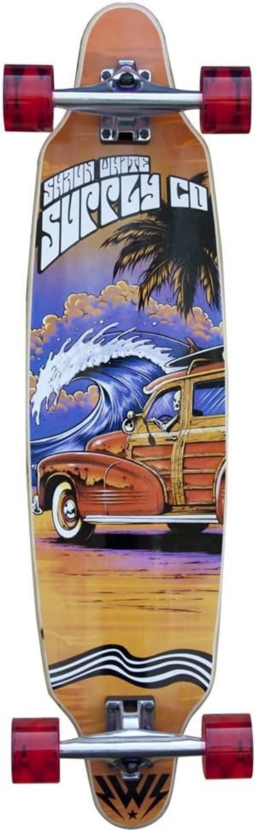 Compleet Longboard 91,5 x 23 cm - Esdoornhouten Maple Deck - ABEC 5 Lagers