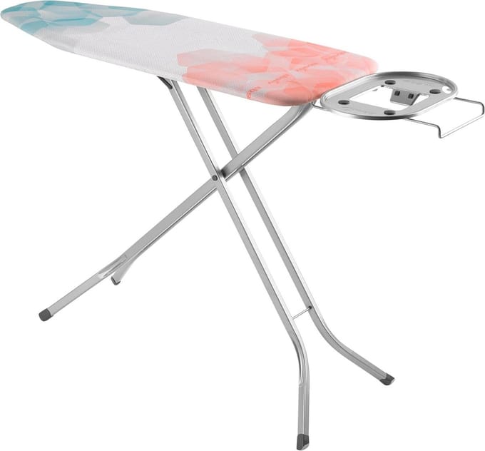 2 in 1 Strijkplank Metaal Groen - Extra Breed 122 x 44cm