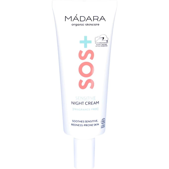 MÁDARA Verzorging Sensitive Night Cream Nachtcrème Dames 70 ml