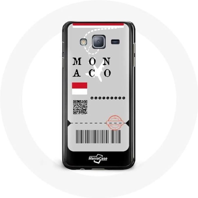 Hoesje voor Samsung Galaxy J3 Monaco vliegticket