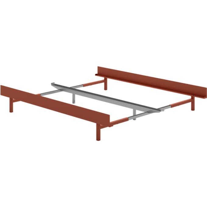 Moebe Bed 90-180 cm - terracotta - Höhe 29 cm