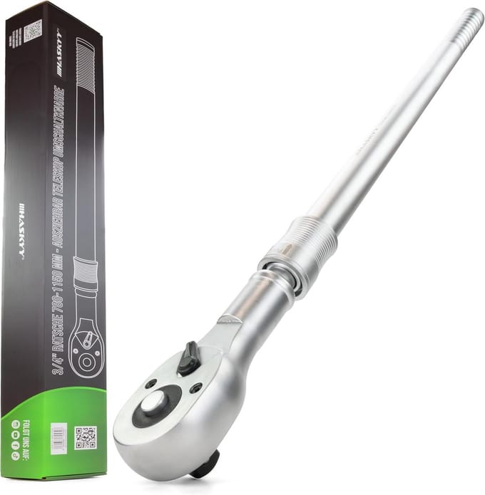 Telescopische ratels 1/2 inch en 3/4 inch (780-1150mm)