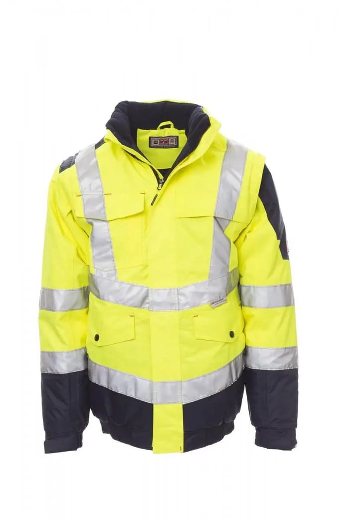 Payper Interstate - fluorescent yellow/navy blue - L
