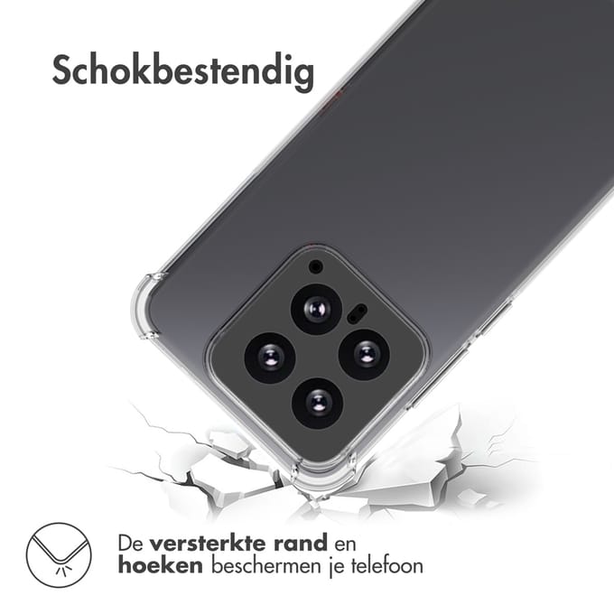 imoshion Hoesje - Geschikt voor Xiaomi 14 - Shockproof Case - Transparant