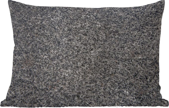 Buitenkussens - Tuin - Graniet - Industrieel - Design - Grijs - 50x30 cm