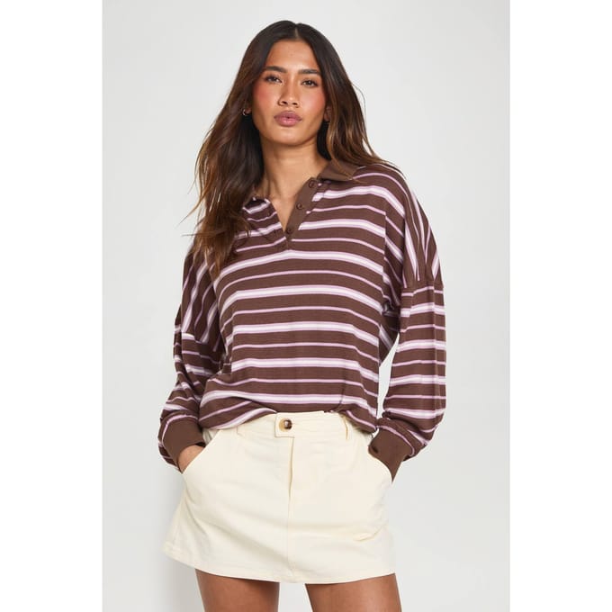 boohoo Dames Twill Mini Skort | Ecru | Maat: 16