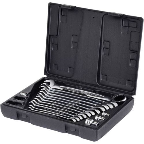 KS Tools 503.4666 Ring-steeksleutelset 16-delig Sleutelbreedte (metrisch) 19 mm