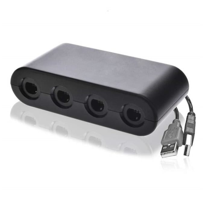 Adaptateur de contrôleur Gamecube 4 Ports Nintend Wii U &amp; Switch PC USB